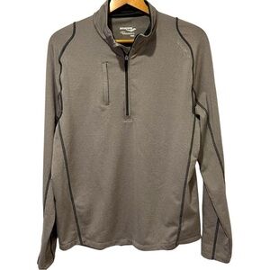 Saucony Men's Gray Quarter-Zip Jacket